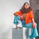 Karishma Sharma Instagram - Some people call me crazy. I prefer the term happy with a twist. . @exhibitmagazine . Styled by @simran_kabra Makeup by @nisha.karna Hairby @bhagya.vaid