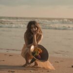 Karishma Sharma Instagram - When I saw the break of day . I wished that I could fly away . Instead of kneeling in the sand . Catching teardrops in my hand. . Shot by @biryanimasala Makeupby @shades.of.happyness