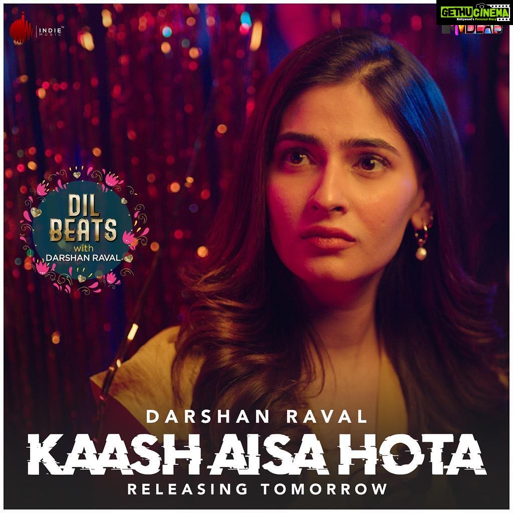 Karishma Sharma Instagram - Kaash Aisa Hota streaming tomorrow at 11.30am @darshanravaldz @naushadepositive @indie_music_in @mtvbeats