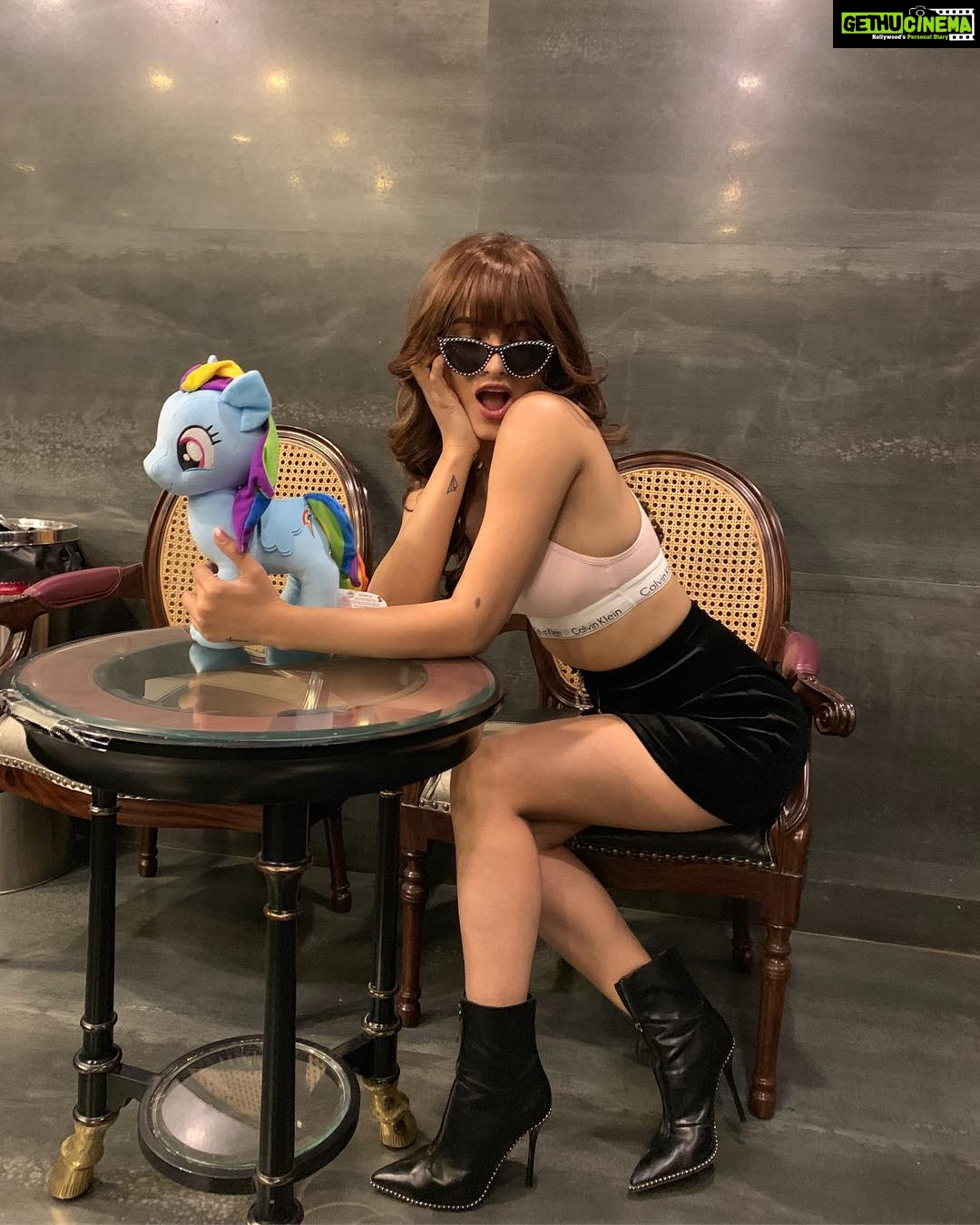 Karishma Sharma Instagram - When I look at myself in the mirror. I see a unicorn. A bad ass unicorn 🦄🤪 Plum by Bent Chair