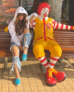 Karishma Sharma Instagram - Best Place and Person for my ideal date. Loving it 🤪🤪