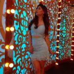 Karishma Sharma Instagram - No way I was going to miss out on this stunning background of a traditional pattern. It looked even more gorgeous with the surrounding lights. I thought the shot was going to be a bummer with low lighting, but the camera on the @Samsungindia #GalaxyA7 optimised it well to reveal a glow even in low light. Loved the result! #withGalaxy #TripleCamera