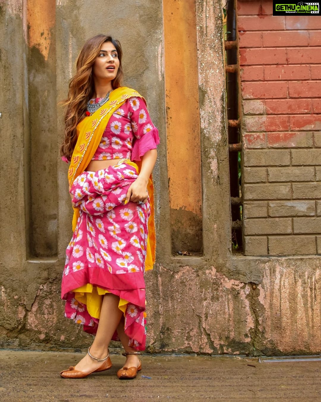 Karishma Sharma Instagram - When you do something from your soul, You feel a river moving in you, A joy. -Rumi ❤️ Shot by @mansiiy Styled by @sonalag10 and @kritikanodia Jewellery by @madhousequirks