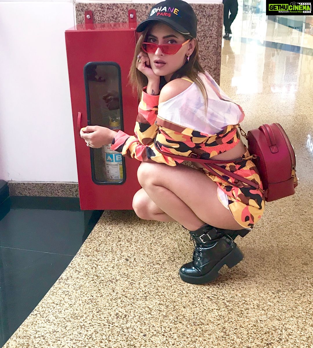 Karishma Sharma Instagram - I try to keep my crazy, but the lid keeps popping off. 🤪🤪