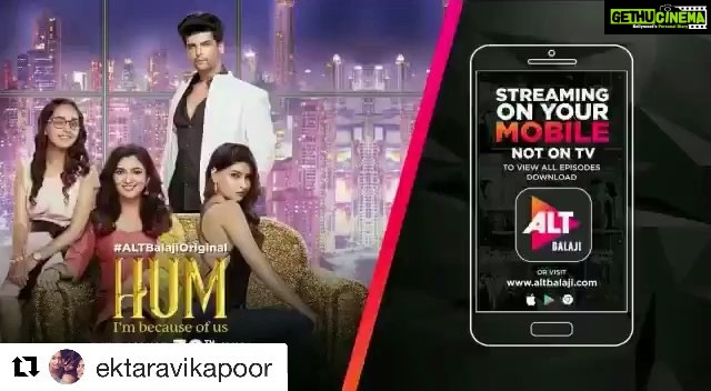 Karishma Sharma Instagram - Finally after working on this for a long long time its out. Thank you @ektaravikapoor for giving me an opportunity yet again. It’s been a great journey with @altbalaji Time really passed very quick with the amazing team. @therealkushaltandon (funny one) @ridhimapandit (vanity partners/gossip partners) @tanveshjain (clown) @ipaayal_bhojwani (overgrown One) Stayed tuned. Streaming on 30th July. 😁😁💃🏻💃🏻