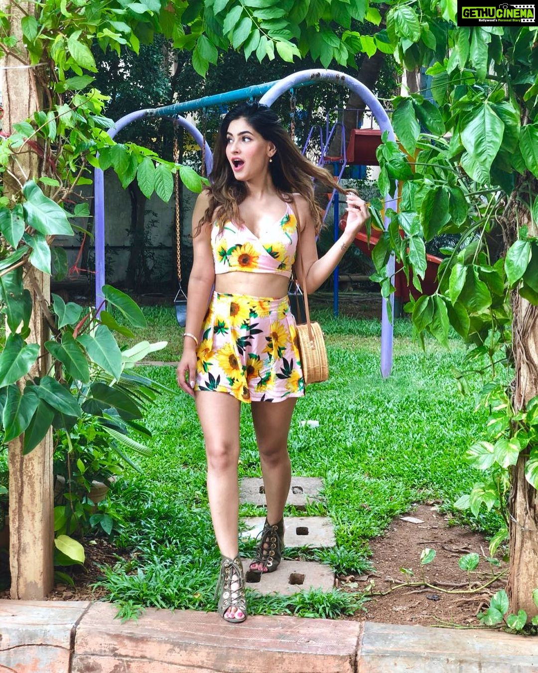 Karishma Sharma Instagram - Never let anyone treat you like a yellow starburst. You are a Pink Starburst. ❤️ Dress by @zooomberg Thanks to @twinklegupta6 for the amazing click.