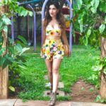 Karishma Sharma Instagram - Never let anyone treat you like a yellow starburst. You are a Pink Starburst. ❤️ Dress by @zooomberg Thanks to @twinklegupta6 for the amazing click.