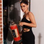 Karishma Sharma Instagram - Me after the night full of Crackers to kill all the idiots scaring my babies. Say no to crackers ✋ Fire extinguisher is on its way 👊🏻
