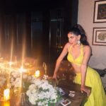Karishma Sharma Instagram - This Diwali don’t burst patakhas...be one!! Wish you and your loved ones a very happy, fun, joyful and loving Diwali. 🪔🪔 Outfit by @karishmaashita Make by @makeupbykhushikhivishra Hair by @hairbyarifa #diwali #dontburncrackers #lights #sweets