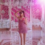 Karishma Sharma Instagram - Barbie World : Pink Attack 💖💖 Jalmahal Palace, Jaipur
