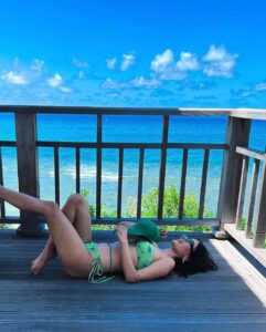 Karishma Sharma Instagram - Girls just wanna have 🌞 Coming back to work with tan lines and golden skin. ✨✨ Bikini by @flawedbyshaleen #beachbum #sea #thesunneversetsinparadise Hilton Seychelles Northolme Resort & Spa