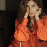 Karishma Sharma Instagram - The only word which describes a healthy snack and a colour : Here’s Orange for you 🍊🍊 Outfit by @julyissue_online Shot by @ali_irbaaz