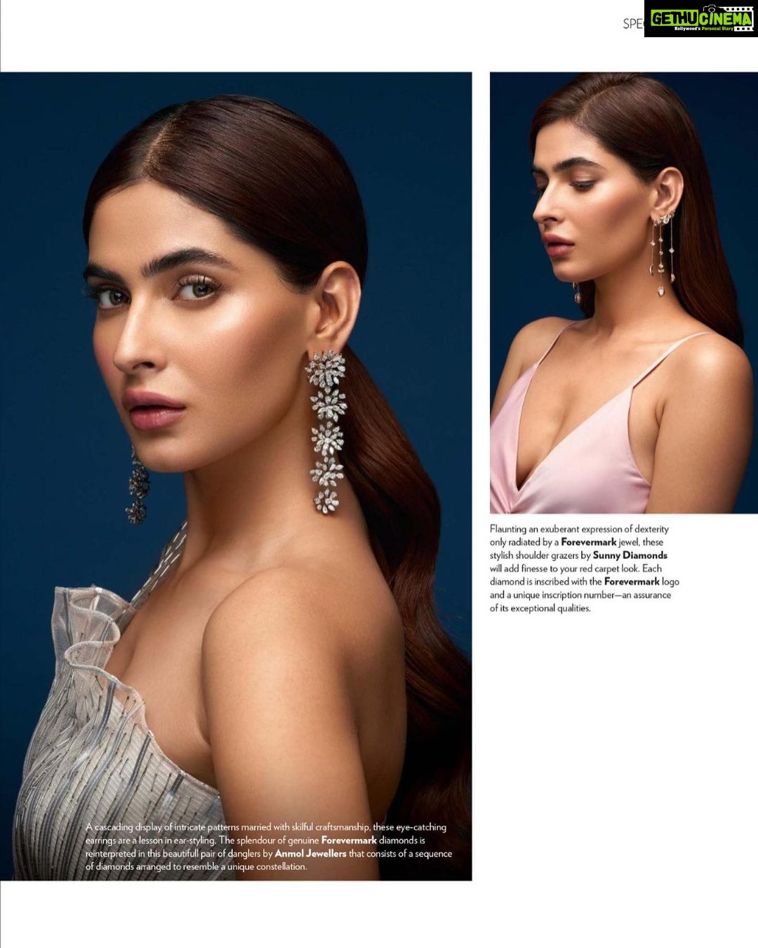 Karishma Sharma Instagram - Overwhelmed is an understatement to a dream come true, I remember browsing through @vogueindia recently and aspired to be on it.I genuinely feel that we have the power to manifest anything we want for ourselves. I would really like to thank everyone who’s made this possible. @forevermark @diamondtreejewels @anmoljewellers @ckcsons @kirtilalsonline @notandasofficial @kundan.jwellery @sunnydiamondsofficial DeBeers #Forevermark #NaturalDiamonds # RedCarpet #RedCarpetJewellery Shot by @taras84 Styled by @naheedee Makeup by @flaviagiumua Hair by @makeupnhairbysanjanag First page outfit @sharnitanandwana Second page Left @amitaggarwalofficial Right @ShwetaKapur Third page Left @gauriandnainika Right @sharnitanandwana Bottom @amitaggarwalofficial 4th @shriyasom Hair coloured by @whynot_byzeeba