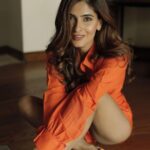 Karishma Sharma Instagram - The only word which describes a healthy snack and a colour : Here’s Orange for you 🍊🍊 Outfit by @julyissue_online Shot by @ali_irbaaz