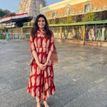 Karishma Tanna Instagram - Finally at Tirupati 🙏🙏 Us ❤️ @varun_bangera Tirumala Tirupati