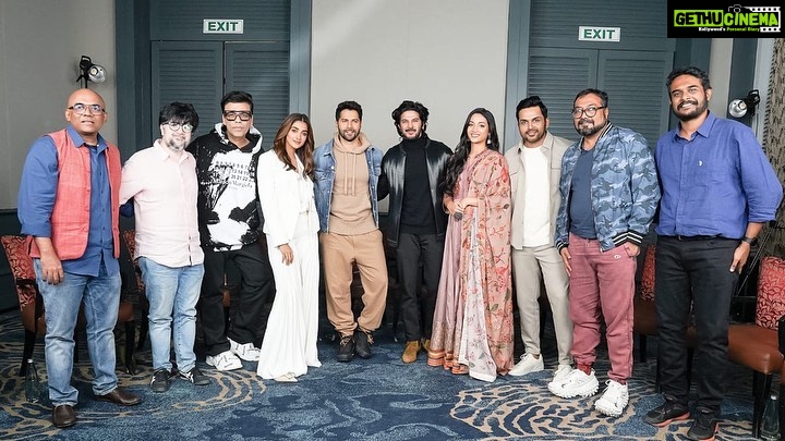 Karthi Instagram - At Mumbai for the end of the year Mega Roundtable! Delighted to have had spent quality time with some of the most creative minds in the industry. @varundvn @dqsalmaan @karanjohar @anuragkashyap10 @hemanthrao11 @srinidhi_shetty @hegdepooja @nipundharmadhikari @baradwajrangan