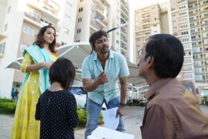 Karthik Kumar Instagram - That is @amruthasrini : that’s my queen- my actor in my debut film / my co conspirator / my partner / my most important safe space. 
Watch out for her role in #SuperSeniorHeroes 
Sunday. 3pm. @suntv