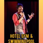 Karthik Kumar Instagram – Hotel gym & swimming pool! My favourite thing about Touring is Hotel stays❤️. This was #SecondDecoction 2016, my second #standupcomedy special after #Pokeme 2015, and before #BloodChutney 2018 and now touring with #aansplaining 2022❤️. Come & catch me Live! Tickets in Bio 
#swimmingpool #gym #hotel #middleclasslife