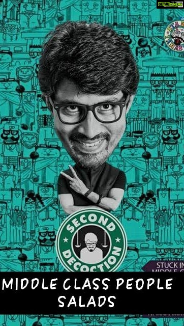 Karthik Kumar Instagram - Salad salad salad! #SecondDecoction 2016 was my second #standupcomedy special before #BloodChutney 2018, and #Aansplaining 2022. It was about the Middle class mentality. #middleclasslife