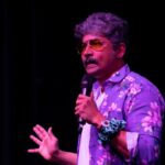 Karthik Kumar Instagram - #Aansplaining on tour. A show that makes Happy- not just me. Next cities #coimbatore #chennai #dubai Tickets in bio.