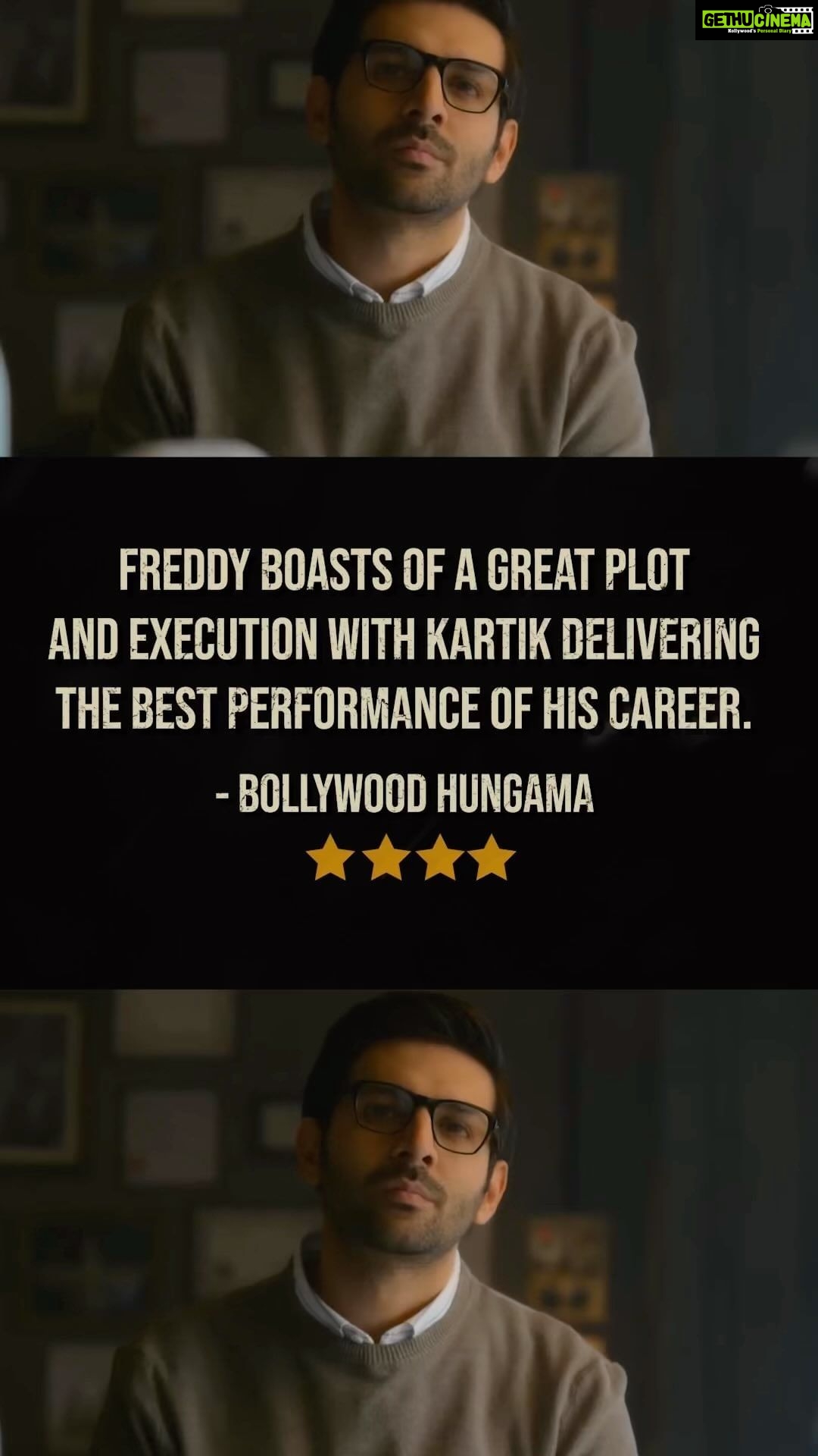 Kartik Aaryan Instagram - Thank you for Love and Appreciation 🙏🏻 Yours Freddy 🖤