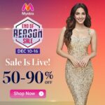 Kiara Advani Instagram – Gear up to make style statements this party szn with @myntra! India’s Biiiiiiiiiiiiiiggest Fashion Sale, #MyntraEORS is NOW LIVE from 10th to 16th December! Download the @myntra app to shop now.
#MyntraEORSIsLIVE #MyntraEndOfReasonSale #IndiasBiggestFashionSale #kiaraadvanistyledbymyntra