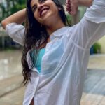 Komalee Prasad Instagram - Was all ready to head out but blame the rain if I am late 🤷🏻‍♀️🌧🌧☔️☔️ Also #helloaugust #birthdaymonth #hyderabadrains ♥️