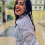 Komalee Prasad Instagram - Was all ready to head out but blame the rain if I am late 🤷🏻‍♀️🌧🌧☔️☔️ Also #helloaugust #birthdaymonth #hyderabadrains ♥️