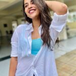 Komalee Prasad Instagram - Was all ready to head out but blame the rain if I am late 🤷🏻‍♀️🌧🌧☔️☔️ Also #helloaugust #birthdaymonth #hyderabadrains ♥️