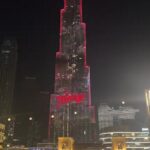 Kriti Sanon Instagram - And the #Bhediya trailer howled loud on none other than the #BurjKhalifa !!! Big moment! 🐺 💃🏻😍 Burj Khalifa