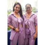 Krutika Desai Khan Instagram - I bet, you’re the mom everyone wishes they had 🤷🏻‍♀️🧿💞 Outfit by - @younglings_india 💄- @rj_makeover 📸 - @hg__photography.official @vinuphotography7 📍 - @mumbaicoworking #twinning #lavender #coordset #younglings #ootd #motherdaughter #duo #bff #goals #live #love #laugh #peace #positivevibes #gratitude #universe #spreadlove ♥️