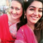 Laila Mehdin Instagram - @rajishavijayan and I at the audio jukebox launch of #sardar Although we had no scenes together, it was so much fun spending time with you @rajishavijayan #tamilcinema #telugucinema #filmrelease #sardar Hyderabad