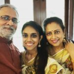 Lakshmy Ramakrishnan Instagram - Happy #Onam folks,had a small celebration at home, it is 6 months since our child has been unwell. It was a crisis but With His Grace , lot of #Goodwill , 20 doctors did their best, finally #DrRamasubbu guided us up till here, Shreeya is doing better though not fully recovered