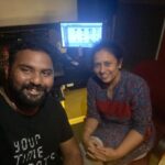 Lakshmy Ramakrishnan Instagram – Dubbing in full swing❤️