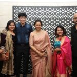 Lakshmy Ramakrishnan Instagram - It was a beautiful evening hosted by Lata and Mr Prakash, met some wonderful people, very socially conscious, animal friendly and responsible individuals , We met many beautiful people other than those in the pics❤️