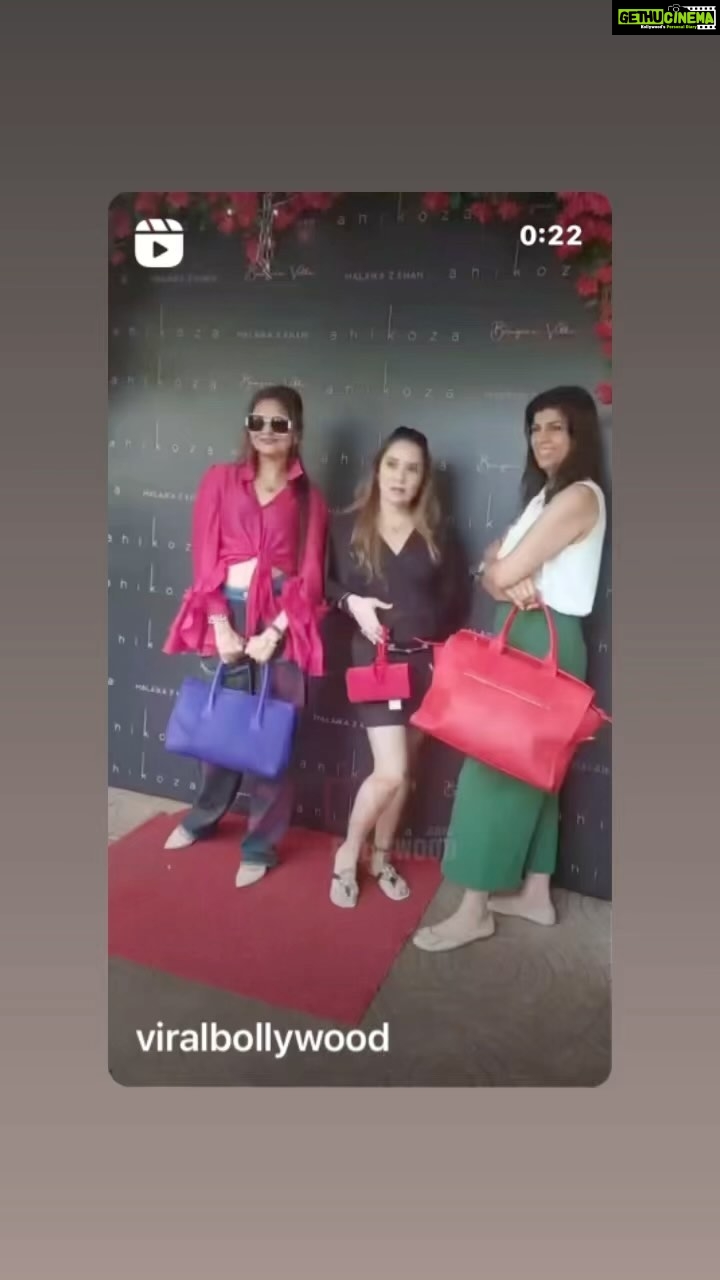 Madhoo Instagram - Congratulations my dearest @malzkhan always wish u the best . It was amazing collection @ahikozaofficial @bougainvillamumbai . @zebakohli 💓💓💓💓