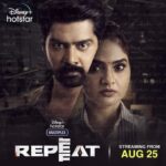 Madhoo Instagram - @disneyplushotstar @naveenchandra212 reaalllly happy #repeat is releasing soon in the 25AUG 🌈💜💜💜💜