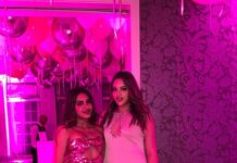 Madhoo Instagram - #birthdayweek @keiashahh @ameyaashah #celebrations continue #pink party #blessed love u both my babies and always babies