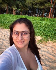 Malavika Instagram - that crazy little sun of a beach🌞❤️