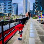 Manjari Fadnnis Instagram - Our trip is now getting adventurous, and I'm all smiles as I gear up for water sports in Leeds #unboxgreatbritain #travel #travelphotography #travelblogger #uk #discoveruk #leeds #wanderlust #adventure
