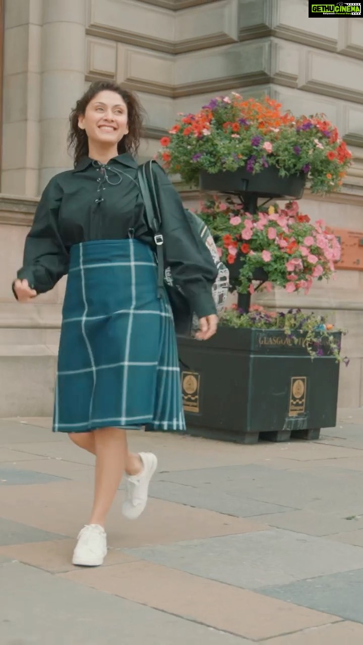 Manjari Fadnnis Instagram - Wrapped up the last day in Glasgow and we're off to the Lake District next! Comment with #unboxgreatbritain on this reel and you can also win a trip to the UK! #wanderlust #glasgow #kilt #scotland #uk #britain #greatbritain #scottishdress