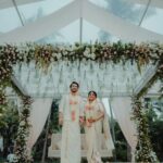 Manjima Mohan Instagram - The most magical moment of our lives❤️ ♾️ This wouldn't have been possible without the help of a few people. The first person who came on board for our wedding was @jacksonjamesphotography ❤️ Thank you jackson for being so supportive, understanding and for introducing us to the team of @the_hue_story Roshini and Suman, the two main pillars of this wedding. Thank you guys for making our wedding look so beautiful. You guys are the best ❤️ Reshma a big hug for all the help you did by styling us up exactly the way we had imagined @shimmerme.co ❤️ Thank you @vanithaprasad for all the last minute help you did for me and you did it beautifully. ❤️ Saloooo I have only one thing to tell you! You are the best and we love you a lot @teamdiamondartistry ❤️ Thank you Rekha and the team of Green Meadows, you guys have been so understanding. Providing excellence in your service and hospitality❤️ Finally a big thank you to all our family, friends, media and well wishers for always extending your love and support to us❤️❤️❤️ Green Meadows Resort