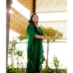 Manjima Mohan Instagram - 💚 Outfit : @label_afeera Jewellery : @rimliboutique Makeup : @salomirdiamond Hair : @raisedbrowsbybhavani Photography : @kiransaphotography Styling : @theresa.shalini #styledbyshalz Chennai, India