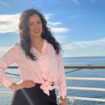 Maryam Zakaria Instagram - Wait a minute this remix is too good 😍 📍Baltic sea 🛳 . . #waitaminute #trending #trendingreels #reelsinstagram #reelitfeelit #cruiselife #cruise #cruising #cruisetravel #reelkarofeelkaro #dance #dancereels #beautifuldestinations #actress #bollywoodactress #influencer #glam