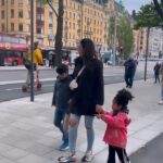 Maryam Zakaria Instagram – Every moments with these 2 is precious 😍😘❤️ 

📍Stockholm 🇸🇪
.
.
#traveldiaries #stockholm #moments #icallitlife #kids #trendingreels #reels #reelsinstagram #reelitfeelit #reelkarofeelkaro #sweden #walking #actress #influencer #strandvägen Stockholm, Sweden