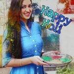 Maryam Zakaria Instagram - Happy Holi 🌈❤️ . . Edit @simham_from_hyderabad #happyholi #holi #indianfestival Mumbai, Maharashtra