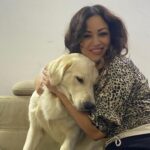 Maryam Zakaria Instagram - Missed you my baby @rockycutie2021 ❤️❤️❤️ . . #goldenretriever #doglover #cutnessoverload #mybaby #dogphotography #influencer #model #actress #smile #happiness Mumbai, Maharashtra