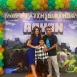 Maryam Zakaria Instagram - Thank you everyone for all your birthday wishes for @realaryanthakur ❤️ #aboutyeasterday #aryansbirthdayparty #minecraft #minecraftcake #birthdayparty #minecraftparty Mumbai, Maharashtra