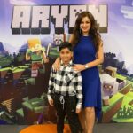 Maryam Zakaria Instagram - Thank you everyone for all your birthday wishes for @realaryanthakur ❤️ #aboutyeasterday #aryansbirthdayparty #minecraft #minecraftcake #birthdayparty #minecraftparty Mumbai, Maharashtra