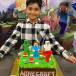 Maryam Zakaria Instagram - Thank you everyone for all your birthday wishes for @realaryanthakur ❤️ #aboutyeasterday #aryansbirthdayparty #minecraft #minecraftcake #birthdayparty #minecraftparty Mumbai, Maharashtra